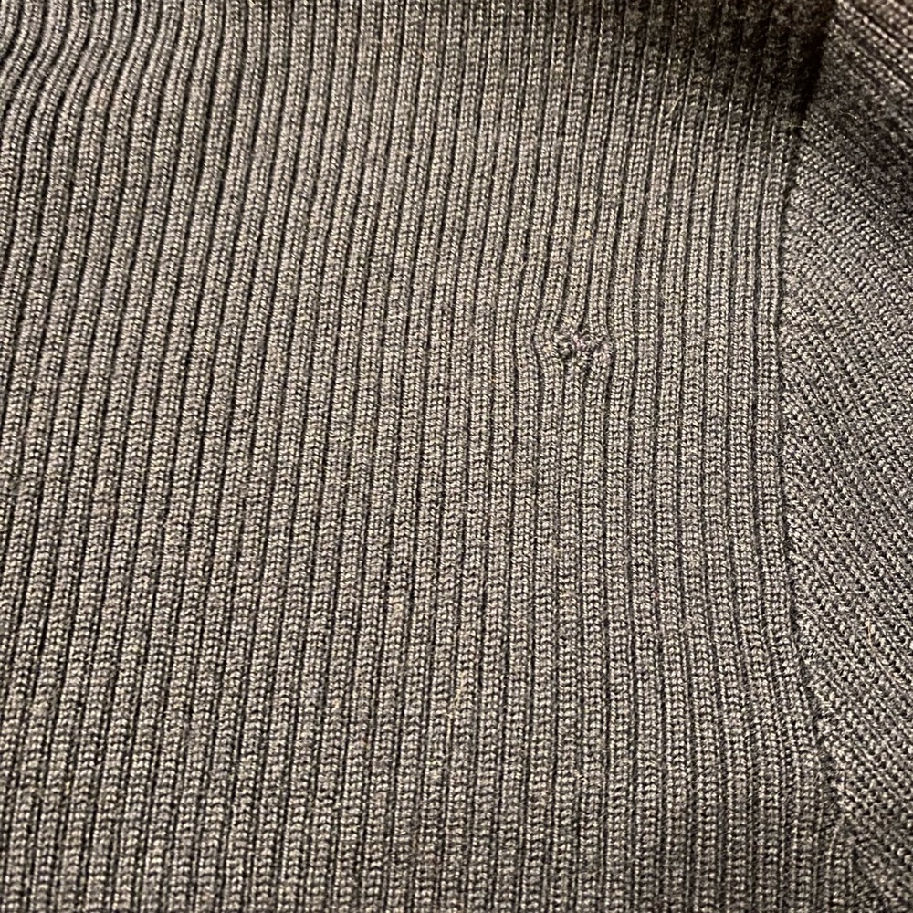 Ralph Lauren Long Sleeve Turtleneck Knit Dress with Elbow Patches - Picture 8 of 9